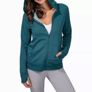 2024 nouvelle mode femmes 100% coton à capuche meilleure qualité bloc fourrure fermeture éclair hiver manteau lavé techniques multicolore à capuche - Product Image 1