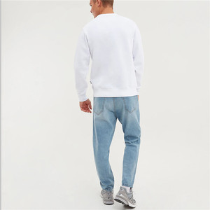 2025 usine directe haute qualité hommes sweat respirant col rond doux ample XL Logo personnalisé imprimé OEM polaire sweats à capuche - Product Image 4