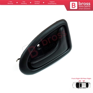 Poignée de porte intérieure droite noire avec câble pour Clio 2, Scenic, Megane 1, Trafic, Master 2, Mascott, Logan 1, Movano, Vivaro A Inter (référence BDP101) - Product Image 3