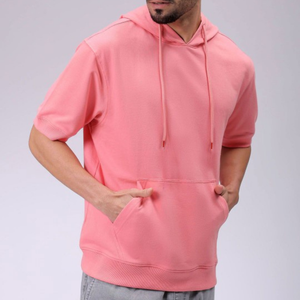 Sudaderas de algodón de alta calidad para hombre, jersey liso de cuello redondo, venta al por mayor, proveedor ecológico OEM - Product Image 3