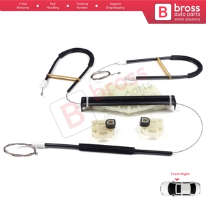 ชุดซ่อมมอเตอร์กระจกไฟฟ้า BWR420 สำหรับประตูหน้าขวา สำหรับรถยนต์ Leon MK1 1M1 ปี 1999-2006 และ Toledo MK2 1M2 ปี 1998-2004 แบบ 4/5 ประตู รุ่น 1M0837462 - Product Image 3