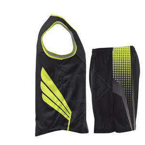 Conjuntos de uniformes de fútbol con bandera transpirable de alta calidad, camiseta de poliéster 100% sin mangas - Product Image 3