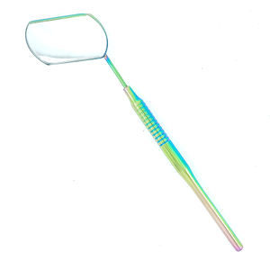 Pinzas de pestañas en forma de nube dorada con espejos Producto Premium - Product Image 1