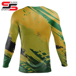 Venta al por mayor de camisa de sublimación de manga larga de impresión Rash Guard para hombres deportivos Baselayers - Product Image 2