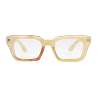 Monture de lunettes de lecture en corne de buffle 100% naturelle de luxe, lunettes de soleil rondes, style classique, couleurs or et noir, personnalisable