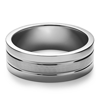 Hochwertige Edelstahl-Ringrohlinge – Beliebtes Produkt mit Schlichtem Design – 8mm Edelstahlringe für Herren