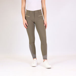 Look sportif vêtements équestres sur tissu technique de qualité supérieure conception personnalisée culotte d'équitation Jodhpurs pantalon en gros - Product Image 5