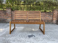 Meubles pliants en bois de teck de patio de conception moderne de luxe portatifs pour le salon en bois cuisine en gros pour le jardin