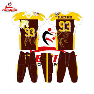 Maillot de football américain pour équipe sportive, manches courtes, respirant, séchage rapide, antibactérien, anti-UV, 240g, personnalisable pour hommes - Product Image 1