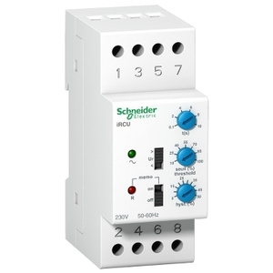 Relè di Controllo Tensione SCHNEIDER ELECTRIC A9E21182 IRCU 8A 230V 50/60Hz, Relè di Protezione e Sistemi 1 OC - Product Image 1