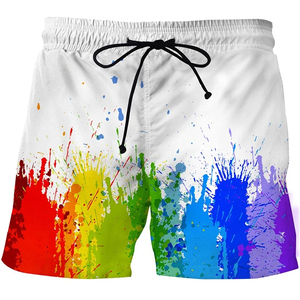 Short de basket-ball pour hommes de haute qualité nouvelle tendance vente chaude motif solide en velours côtelé sérigraphié - Product Image 1
