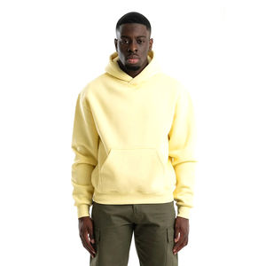 Sudaderas con capucha de invierno de gran tamaño para hombre personalizadas, directas de fábrica con mangas largas y patrón sólido, superventas - Product Image 1