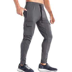 กางเกงวอร์มเอวสูงสำหรับผู้ชายกางเกงวิ่งขายาว - Product Image 5