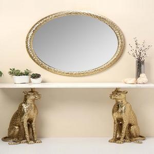 Wall <b>Mirror</b> for Home Hotel Bathroom Brown color wall <b>mirror</b> <b>Wood</b> & Metal Modern Wall Mounted <b>Mirror</b> Squair Best Room wall <b>mirror</b> - Product Image 5