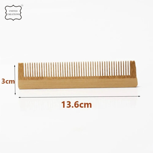 Eco-Friendly Custom Logo Beard Brush <b>Wide</b> Tooth <b>Comb</b> Set Biodegradable Wooden Hair Massage Tool Bamboo for Home Use Common <b>Comb</b> - Product Image 6