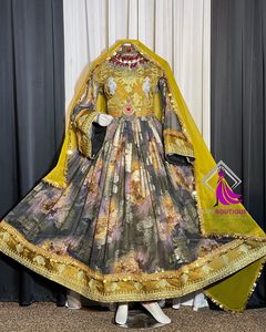 Ropa tradicional hecha a mano vestido afgano de alta calidad mejor Material afgano Vintage vestidos de mujer 0603 - Product Image 1