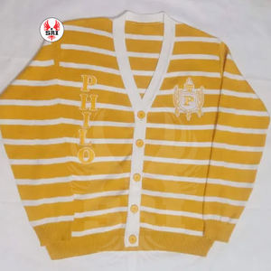 Suéteres de Chenilla Bordados con el Logotipo de las Letras Griegas Sigma Gamma Rho, Ropa de Moda Personalizada para Hermandades Femeninas, Manga Larga - Product Image 5