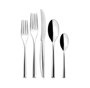 Juego de Cubiertos de Metal de Diseño Elegante de 5 Piezas, Incluye Cuchara para Servir de 10 ml de Capacidad con Pulido Espejo para Regalos Empresariales - Product Image 4