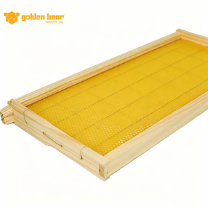 Marcos de Madera para Colmenas Langstroth con Lámina de Cera Amarilla Previamente Encuadernada, Equipo de Apicultura - Product Image 4