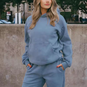Custom Women Tracksuit <b>Baggy</b> Hoodies and Tech Fleece Pants Long Sleeve Sport Sweater <b>Jumpers</b> Womens Sweatsuits - Product Image 6