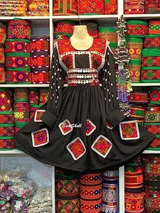 Fabricante de ropa personalizada, ropa afgana para mujer, ropa tradicional étnica afgana, producto a la venta 604 - Product Image 4