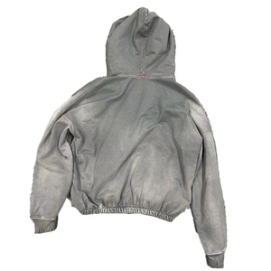 Sudadera con Capucha Personalizada para Hombre, de Algodón Puro, con Patrón de Bordado DTG, Lavada y Desgastada, Sudadera con Capucha Moderna - Product Image 3