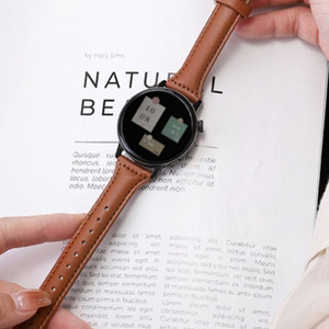 Cinturino per orologi intelligenti realizzati in pelle di vacchetta vegetale con coperchio magnetico con incisione di Design leggero disponibile - Product Image 2