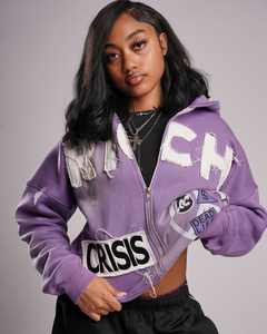 เสื้อมีฮู้ดสำหรับผู้ชายเสื้อฮู้ดผ้าซีดจางโอเวอร์ไซส์มีซิป420 GSM Boxy - Product Image 2