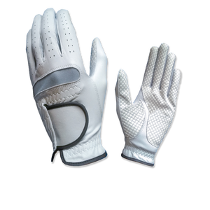 Gants de golf classiques pour hommes en cuir véritable Cabretta-Gant de sport en peau de mouton à la mode - Product Image 1