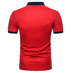 Camisa Polo de Algodón de Lujo, Informal, de Manga Corta, Transpirable, Ligera, para Golf, Oficina, Uso Diario - Product Image 2
