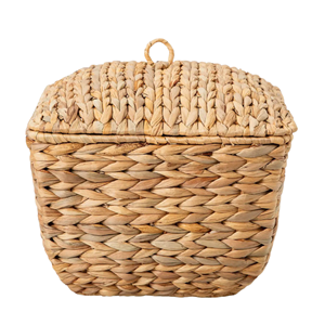 Cesta de Almacenamiento de Jacinto de Agua Más Vendida con Tapa, Cesta Tejida a Mano Natural, Conveniente para el Almacenamiento en la Cocina y el Hogar, de Vietnam - Product Image 4