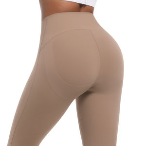 Leggings de cintura alta para mujer de tendencia con logotipo personalizado - Product Image 6