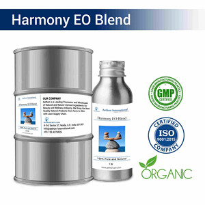 Harmony EO Blend, Aceite Esencial 100% Puro Prensado en Frío, Aceite Corporal de Geranio, Bergamota y Menta para Iluminar y Nutrir - Product Image 1