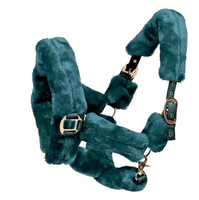 Harnais de cheval en nylon ajustable confortable, rembourré en polaire, coutures renforcées, quincaillerie personnalisable, léger, durable, de qualité supérieure