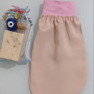 Silk <b>Gloves</b> Colorful Rubberized Washable Fingerless Good Quality Large Size Women Men Use Hammam Bath Sauna <b>Shower</b> - Product Image 1