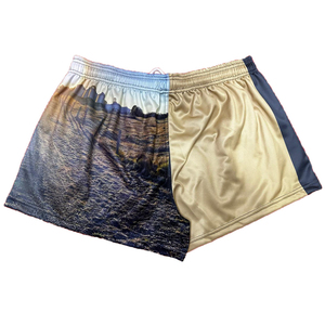 Alta Calidad diseña tu propio logotipo % 100 poliéster Rugby Footy Shorts cremallera bolsillo sublimación Footy Shorts para hombre y mujer - Product Image 2