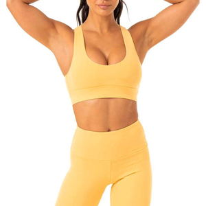 Ventes chaudes 2025 Ensembles de yoga Fitness pour femmes Gym Fitness Ensemble de yoga deux pièces pour femmes Entraînement Spandex Nylon Ensembles de yoga - Product Image 4