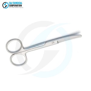 Elegante manual de tijeras de Mayo de acero con diseño de puntas semiromas para disección segura de tejidos cerca de órganos y estructuras vitales - Product Image 2
