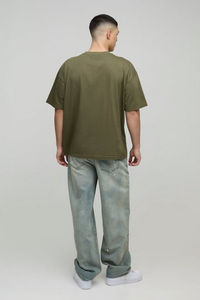 Precio barato, camisetas serigrafiadas de alta resolución para hombre, 100% de algodón, diseños personalizables sólidos, colores duraderos, calidad Premium - Product Image 2