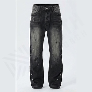 Pantalones Vaqueros de Mezclilla para Hombre 2025, Pantalones Ajustados, Vaqueros Ajustados para Hombre, Venta al por Mayor de Fábrica, Transpirables, Rectos, Servicio OEM - Product Image 1