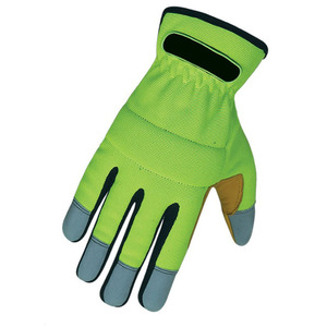 New Arrival Hi Visibility Winter Season Lined Mechanics Safety Gloves Stainless Steel Waterproof Elastic Wristlet Gloves <b>Fire</b> - Product Image 2