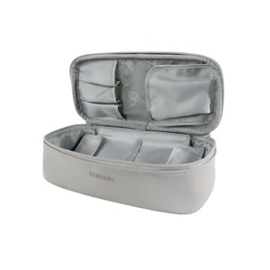 Estuches de cosméticos de moda personalizados para niñas, Neceser de maquillaje de doble capa para mujer, neceser de viaje para mujer, neceser organizador - Product Image 3