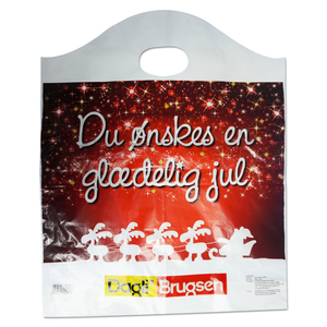 Bolsas de Plástico HDPE con Parte Superior Ondulada, Hechas en Vietnam, Reutilizables, Impresas con Serigrafía, Bolsa de Compras con Logotipo Personalizado y Asas - Product Image 5