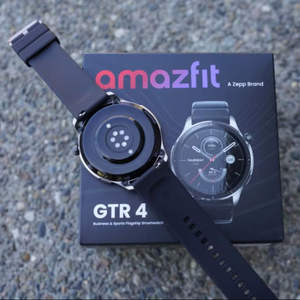 Nuevo Reloj Inteligente <span class=keywords><strong>Amazfit</strong></span> <span class=keywords><strong>GTR</strong></span> 4 de 46 mm con WIFI + Pantalla AMOLED de 1.45 Pulgadas, Respuesta a Llamadas, GPS y 5G - Product Image 1