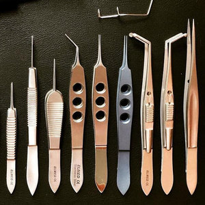 Juego de instrumentos de Microcirugía Ocular oftálmica básica de grado O.R, Kit quirúrgico Manual de acero inoxidable de alta calidad con fórceps - Product Image 4