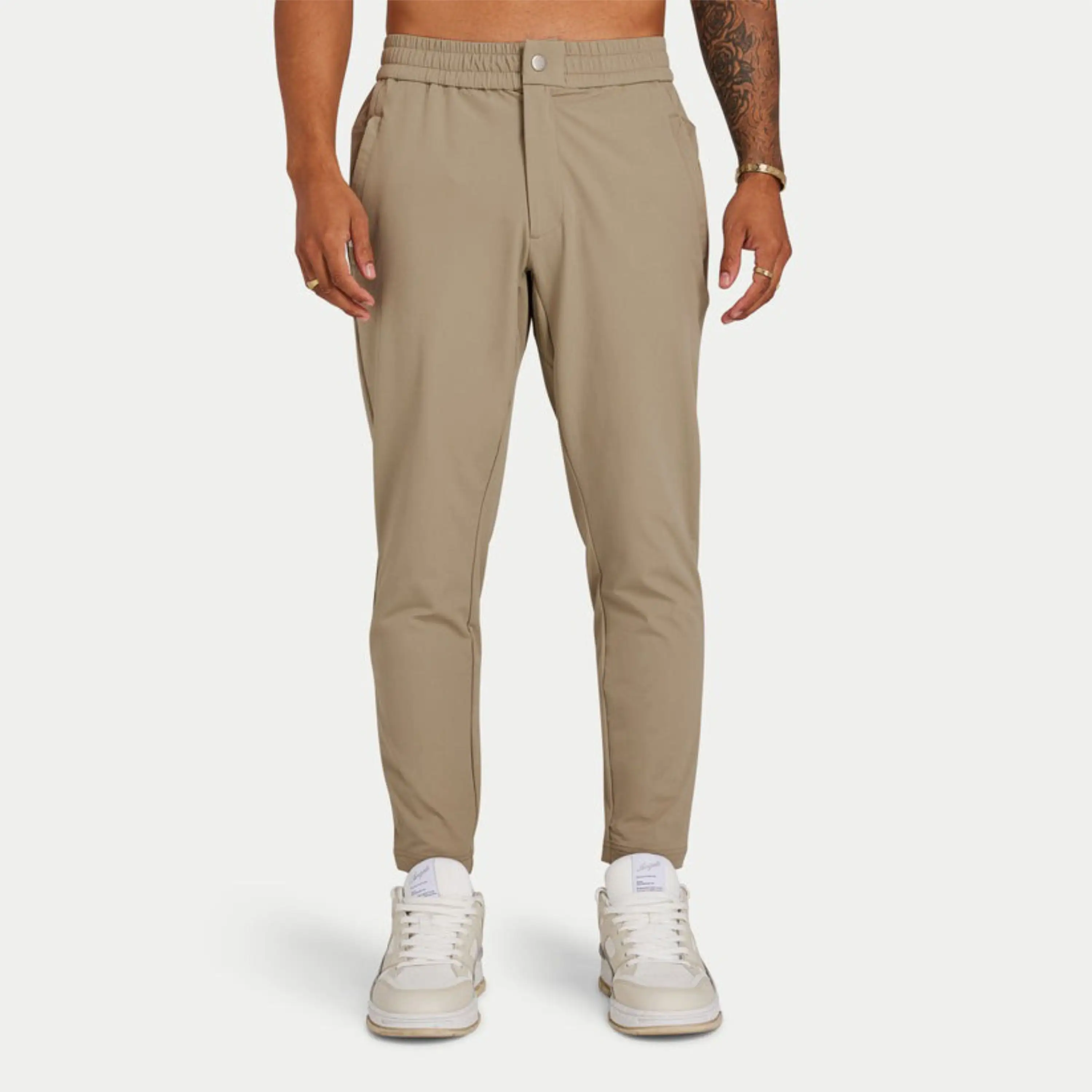 Groothandel Fitness Vracht Jogging Gestapelde Broek Mannen Custom Broek Running Blanco Joggingbroek Track Cargo Broek Voor Mannen