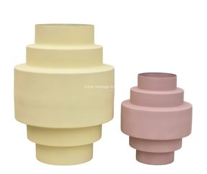 Florero de metal personalizado moderno, decoración de eventos de boda de hierro, estilo de diseño costero para uso doméstico, venta al por mayor, decoración del hogar de boda - Product Image 6