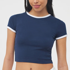 Camisetas Cortas Casuales de Talla Grande para Mujer, Camisetas de Manga Corta Transpirables y Ecológicas, Ropa de Calle para Mujer - Product Image 2