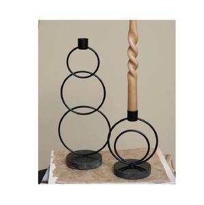 Bougeoirs modernes minimalistes en métal pour bougies chauffe-plat, coniques et cylindriques, idéaux pour la décoration de la maison, du bureau et de la chambre à coucher - Product Image 5