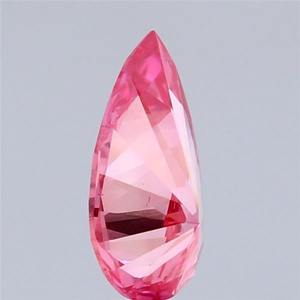 Diamant rose fantaisie en forme de poire de 1 carat, cultivé en laboratoire, clarté VS, certifié IGI, taille excellente, 10 Moh's, diamant non monté pour la fabrication de bijoux - Product Image 3